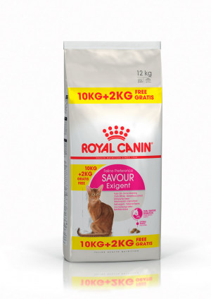 BONUS! Royal Canin FHN EXIGENT SAVOUR sausā kaķu barība 10+2kg