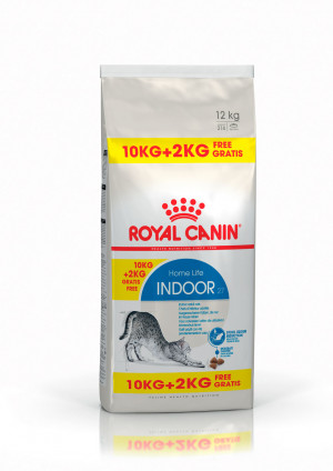 BONUS! Royal Canin FHN INDOOR sausā kaķu barība 10+2kg