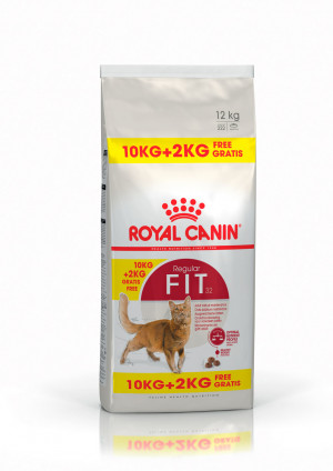 BONUS! Royal Canin FHN FIT sausā kaķu barība 10+2kg
