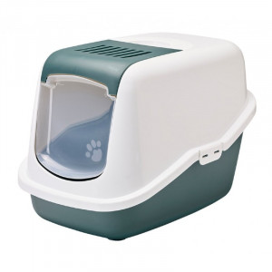 Savic Nestor slēgta kaķu tualete ar filtru 56x39x38 cm Blue