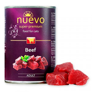 Nuevo Cat Adult konservi kaķiem Liellops 400g