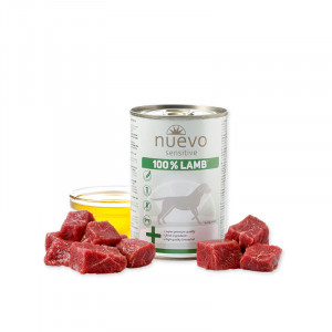 Nuevo Dog Sensitive konservi suņiem Jērs 400g