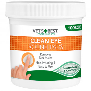 Vet's Best Clean Eye Salvetes acu kopšanai suņiem, kaķiem 100gb