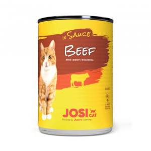 JOSERA JOSICAT BEEF SAUCE konservi kaķiem Liellops mērcē 415g