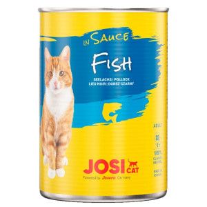 Josera JOSICAT konservi kaķiem Zivs fileja mērcē 415g