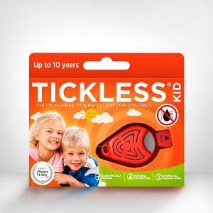 Tickless KID ultraskaņas repelenta ierīce ērču atbaidīšanai bērniem līdz 10 gadiem Orange