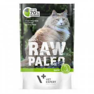 Raw Paleo Cat Adult Game konservi kaķiem Briedis 100g