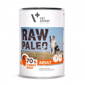 Raw Paleo Dog Adult konservi suņiem Tītars, pīle 400g