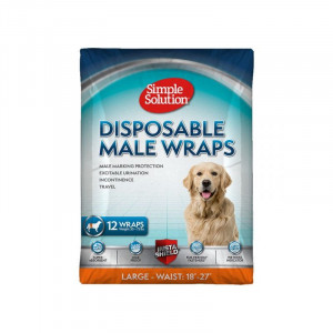 SIMPLE SOLUTION suņu apsējs vienreizējs 46-68cm WRAP L N12