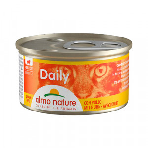 Almo Nature Cat DAILY Mousse Chicken kaķu konservi pastēte Vista 85g