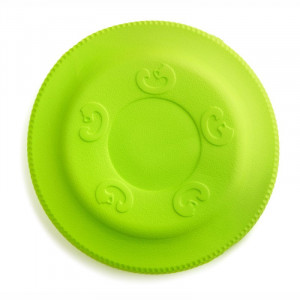 JK FRISBEE EVA suņu rotaļlieta lidojošs šķīvis GREEN 22cm