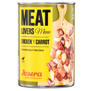 Josera Meatlovers Menu konservi suņiem Vista, burkāni 400g