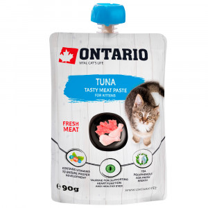 Ontario KITTEN Fresh Meat Paste svaigas gaļas pasta kaķēniem Tuncis 90g