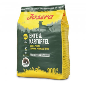 JOSERA DUCK POTATO bezgraudu sausā barība suņiem Pīle, kartupeļi 900g