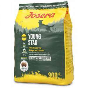 JOSERA YOUNGSTAR bezgraudu sausā barība kucēniem Putnu gaļa 900g