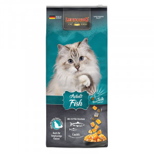 LEONARDO FISH sausā barība kaķiem Lasis, mājputni 7.5kg