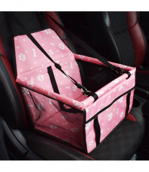 Sēdeklis sunim automašīnai 40x30x40 cm Pink