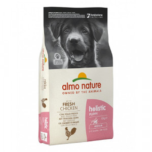 Almo Nature Holistic PUPPY sausā kucēnu barība M Vista 12kg