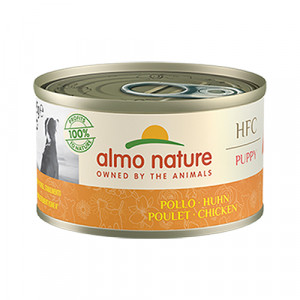 Almo Nature HFC PUPPY Natural Chicken konservi kucēniem Vista 95g