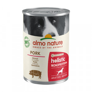 Almo Nature Holistic Mono Protein Pork konservi suņiem Cūkgaļa 400g