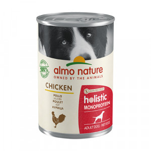 Almo Nature Holistic Mono Protein Chicken konservi suņiem Vista 400g