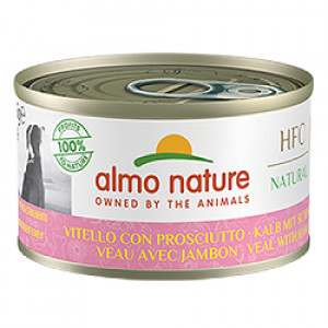Almo Nature HFC Natural Veal & Ham konservi suņiem Teļš, šķiņķis 95g
