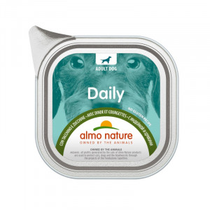 Almo Nature Daily Dog Turkey Courgette konservi suņiem Tītars, kabači 100g
