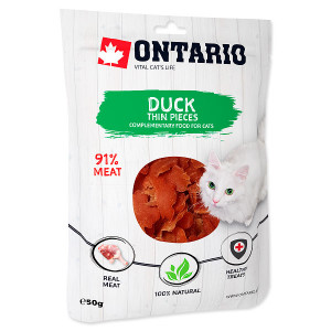 Ontario Cat Duck Thin gardums kaķiem Pīles gaļa 50g
