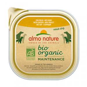 Almo Nature Bio Organic Chicken konservi suņiem Vista 100g