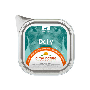 Almo Nature Daily Dog Veal & Carrots konservi suiņiem Teļa gaļa, burkāni 100g