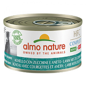 Almo Nature HFC Steamed Lamb & Zucchini konservi suņiem Jērs, cukini 95g