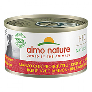 Almo Nature HFC Natural Beef & Ham konservi suņiem Liellops, šķiņķis 95g