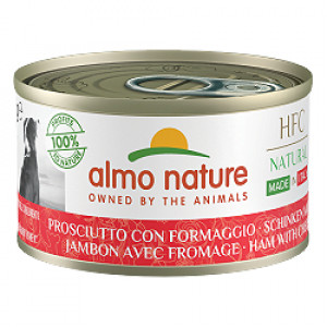 Almo Nature HFC Ham & Parmigiano konservi suņiem Šķiņķis ar pamezānas sieru 95g
