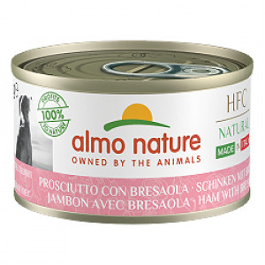 Almo Nature HFC Ham & Bresaola konservi suņiem Šķiņķis, Bresaola 95g