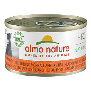 Almo Nature HFC Salmon fillet, dill & thyme konservi suņiem Lasis, dilles, timiāns 95g