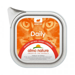 Almo Nature Cat DAILY Beef konservi kaķiem Liellops 100g