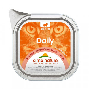 Almo Nature Cat DAILY Salmon konservi kaķiem Lasis 100g