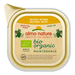 Almo Nature Cat Bio Organic Chicken konservi kaķiem Vista 85g