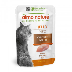 Almo Nature Cat HFC Jelly Chicken kaķu konservi Vista 55g