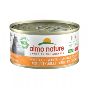 Almo Nature Cat HFC Grilled Chicken konservi kaķiem Vista grillēta 70g