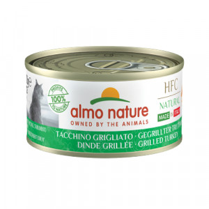 Almo Nature Cat HFC Grilled Turkey konservi kaķiem grillēts Tītars 70g
