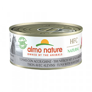 Almo Nature Cat HFC Tuna & Whitebait konservi kaķiem Tuncis, mailītes 150g