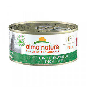 Almo Nature Cat HFC Jelly Tuna konservi kaķiem Tuncis želejā 150g