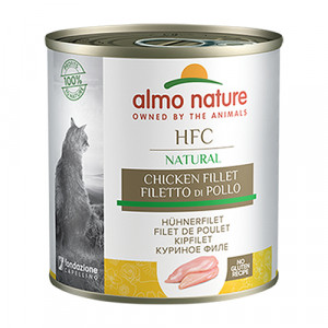 Almo Nature Cat HFC Chicken Fillet konservi kaķiem Vistas fileja 280g