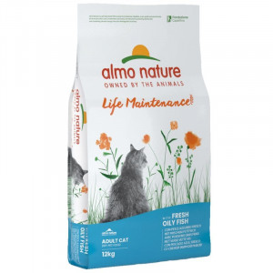 Almo Nature Cat Holistic Oily Fish sausā barība kaķiem Treknā Zivis 12kg