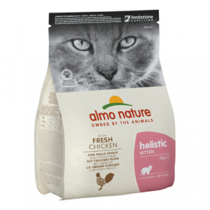 Almo Nature KITTEN Holistic Chicken sausā barība kaķēniem Vista 2kg