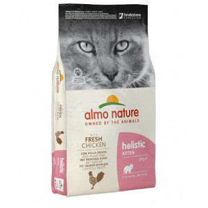 Almo Nature KITTEN Holistic Chicken sausā barība kaķēniem Vista 12kg