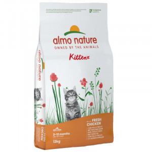 Almo Nature KITTEN Holistic Chicken sausā barība kaķēniem Vista 12kg