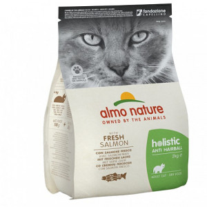 Almo Nature Cat Holistic Anti-Hairball Salmon sausā barība kaķiem Lasis 2kg