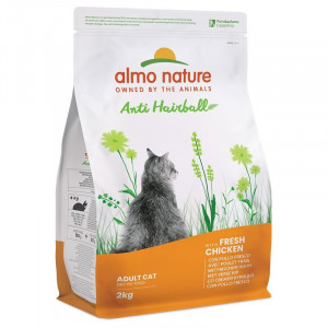 Almo Nature Cat Holistic Anti-Hairball Chicken sausā barība kaķiem Vista 2kg